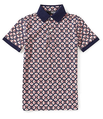 Murano Big Boys 8-20 Fans Print Polo Shirt