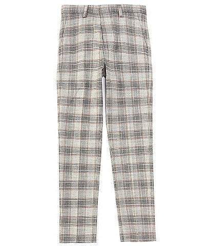 Murano Big Boys 8-20 Glen Plaid Pants