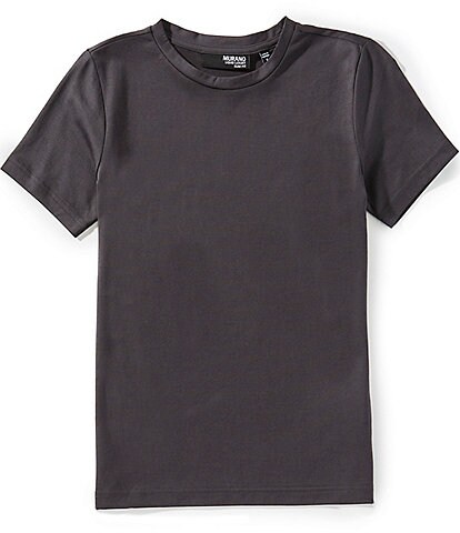 Murano Big Boys 8-20 Liquid Luxury Short Sleeve Crew T-Shirt