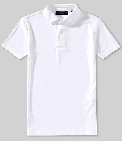 Murano Big Boys Liquid Luxury Slim Interlock Polo Shirt