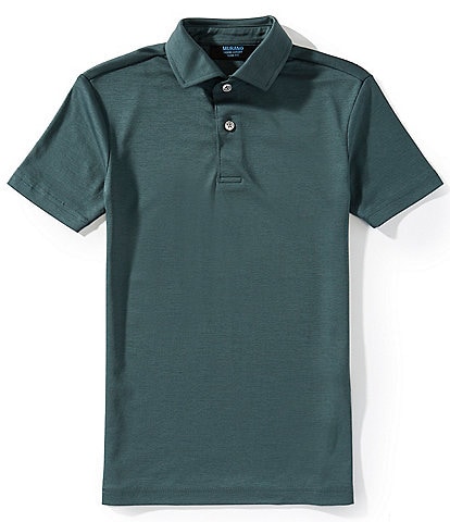 Murano Big Boys 8-20 Liquid Luxury Slim Interlock Polo Shirt
