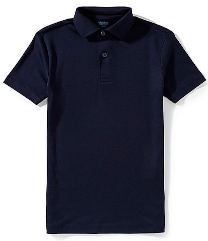 Murano Big Boys 8-20 Liquid Luxury Slim Interlock Polo Shirt