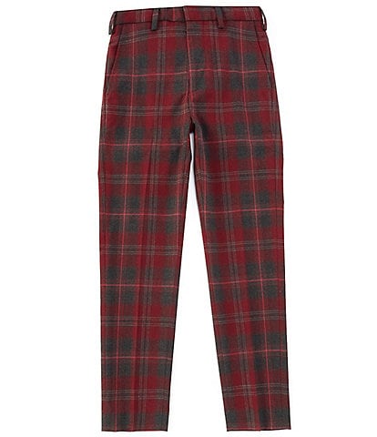 Murano Big Boys 8-20 Plaid Pants