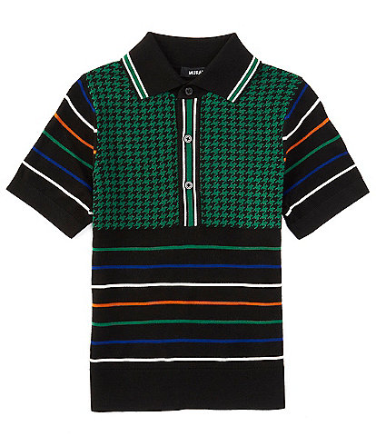 Murano Big Boys 8-20 Short Sleeve Striped Polo