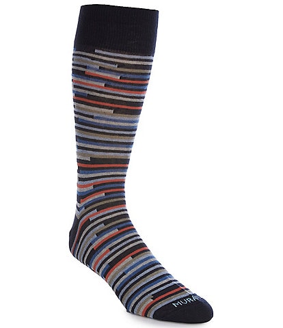 Murano Brick Stripe Crew Socks