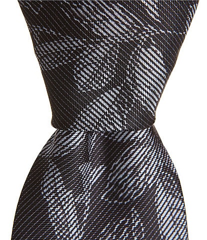 Murano Bryson Flower Printed 3#double; Narrow Woven Silk Tie