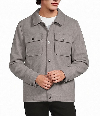 Murano City Stride Button Front Shirt Jacket