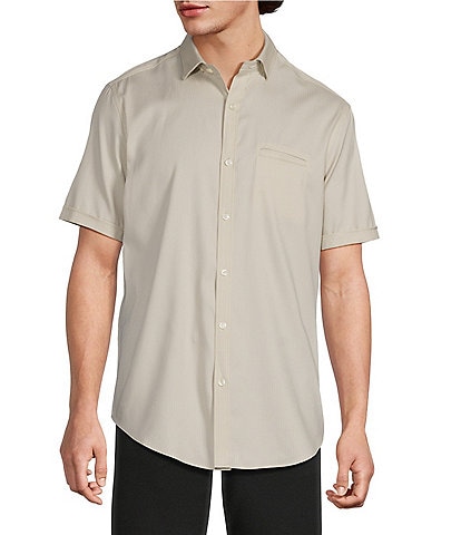 Murano Classic Fit Dobby Dot Short Sleeve Woven Shirt