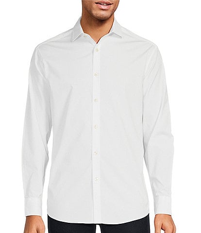 Murano Classic Solid Long Sleeve Woven Shirt