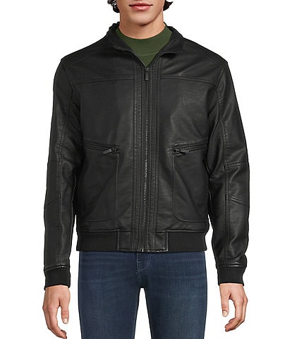 Murano Coated Leather Full Zip Jacket