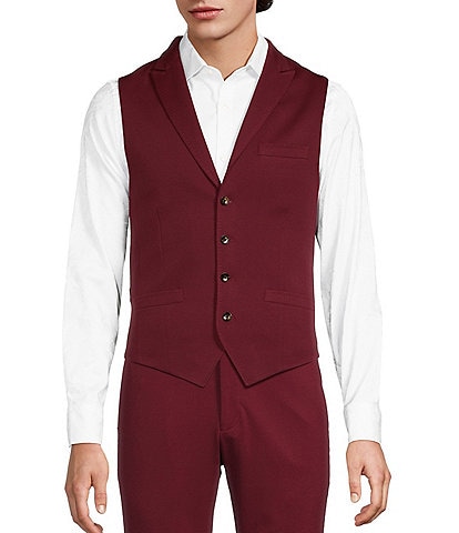 Murano Coordinating Solid Knit Suit Separates Shawl Vest