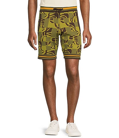 Murano Crocodile World Collection Block Jacquard 8" Inseam Shorts