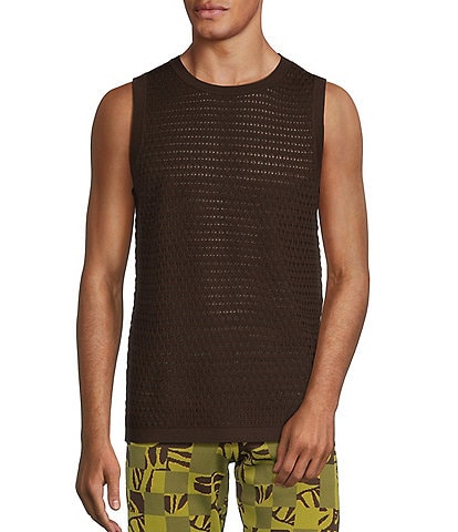 Murano Crocodile World Collection Open Weave Tank