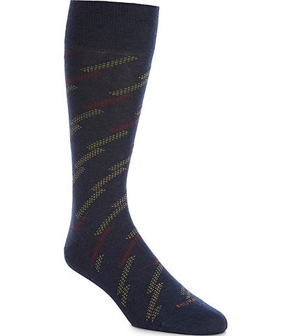 Murano Diagonal Stripe Crew Length Socks