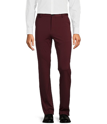 Murano Evan Extra Slim Fit Flat Front Performance Stretch Suit Separates Dress Pants