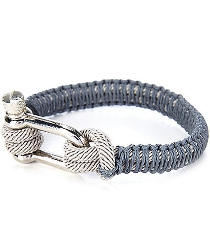 Murano Fabric Metal Braided Bracelet