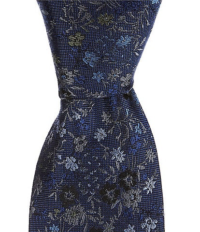 Murano Floral Slim 2 3/4" Woven Silk Tie
