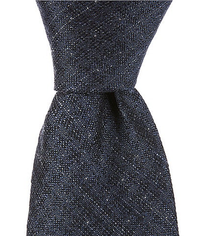 Murano Grain Non-Solid 3 1/8#double; Silk/Linen Woven Tie