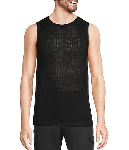 Murano Interdimensional Collection Open Knit Sleeveless Sweater Tank