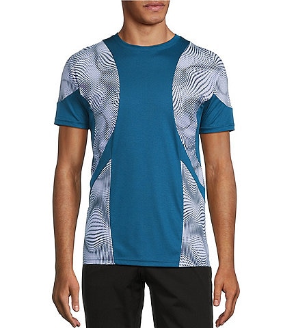 Murano Interdimensional Collection Slim Fit Pieced Short Sleeve Crew Neck T-Shirt