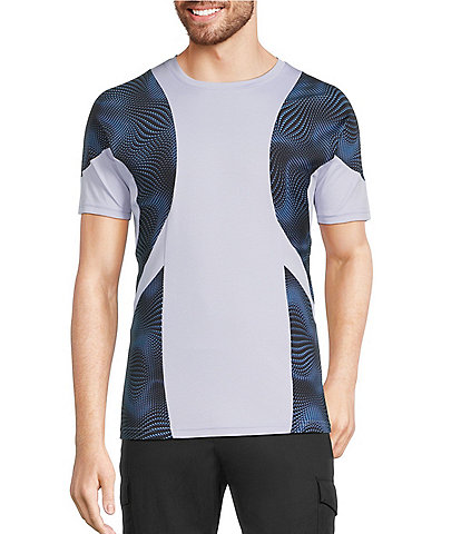 Murano Interdimensional Collection Slim Fit Pieced Short Sleeve Crew Neck T-Shirt