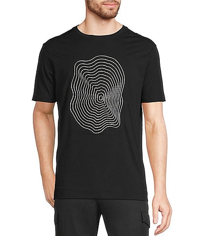 Murano Interdimensional Collection Slim Fit Spiral Screen Print Short Sleeve T-Shirt