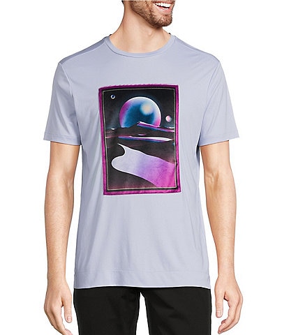 Murano Interdimensional Collection Slim Fit Velour Patch Screen Print Short Sleeve T-Shirt