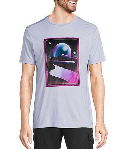 Murano Interdimensional Collection Slim Fit Velour Patch Screen Print Short Sleeve T-Shirt