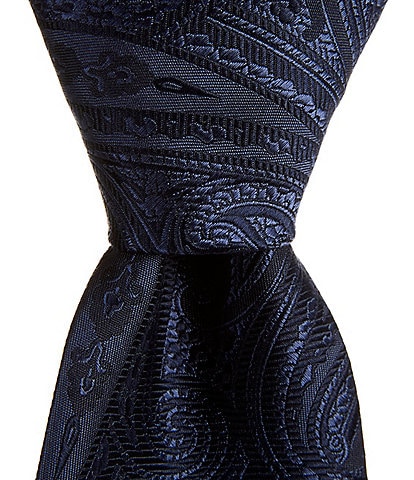 Murano Jaxson Solid Narrow 3#double; Silk Tie
