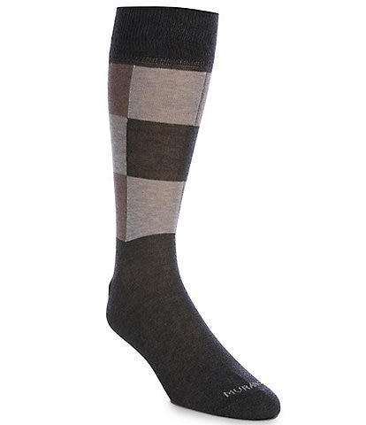 Murano Large Color Block Crew Socks