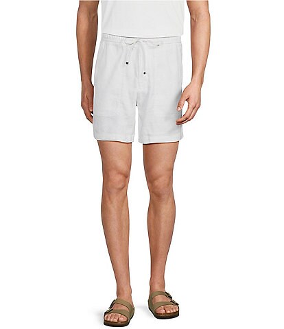 Murano Linen Drawstring 5.5#double; Inseam Shorts