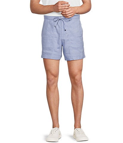 Murano Linen Drawstring 5.5#double; Inseam Shorts