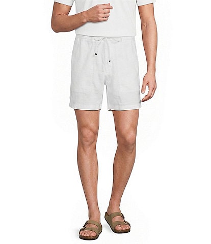 Murano Linen Drawstring 5.5#double; Inseam Shorts