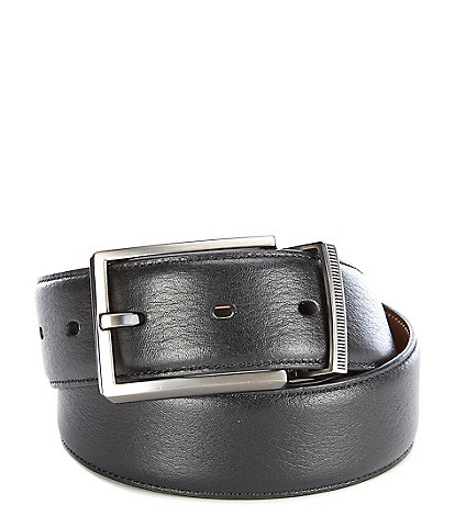 Murano Lines Reversible Leather Belt
