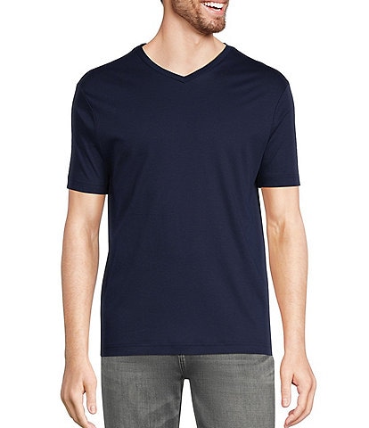 Murano Liquid Luxury Classic Fit Short Sleeve V-Neck T-Shirt