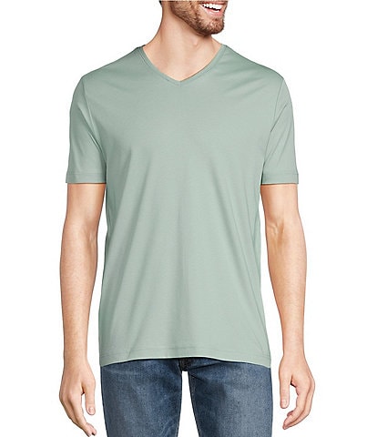 Murano Liquid Luxury Classic Fit Short Sleeve V-Neck T-Shirt