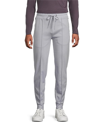 Murano Liquid Luxury Lucas Fit Solid Pintuck Jogger Pants