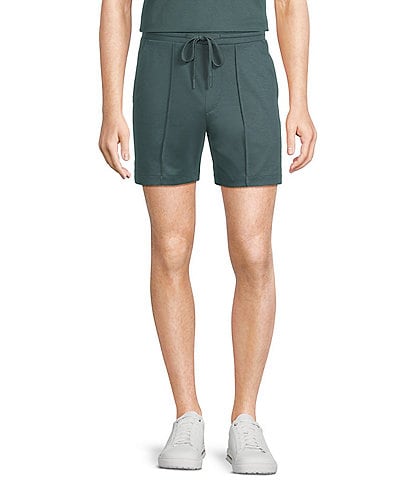 Murano Liquid Luxury Pintuck Neoprene Knit 5.5" Inseam Shorts