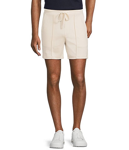 Murano Liquid Luxury Pintuck Neoprene Knit 5.5" Inseam Shorts