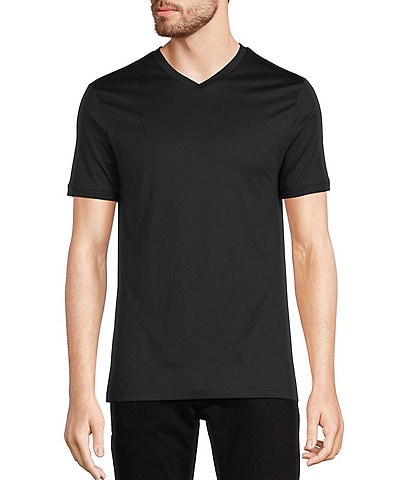 Murano Liquid Luxury Slim-Fit Short-Sleeve V-Neck T-Shirt