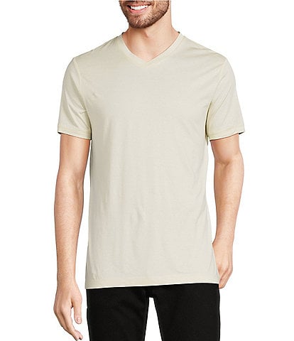 Murano Liquid Luxury Slim-Fit Short-Sleeve V-Neck T-Shirt