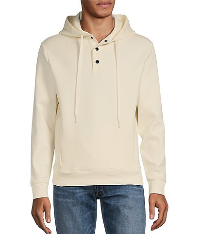 Murano Liquid Luxury Slim-Fit Snap Front Hoodie