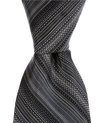 Murano Micro-Stripe 3 1/8#double; Silk Tie