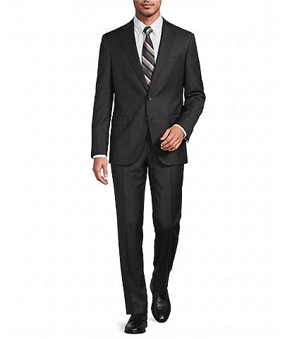 Murano Modern Fit Flat Front Solid 2-Piece Suit