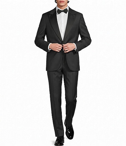 Murano Modern Fit Flat Front Tonal 2-Piece Tuxedo Suit