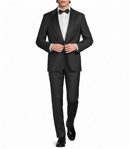 Murano Modern Fit Flat Front Tonal 2-Piece Tuxedo Suit