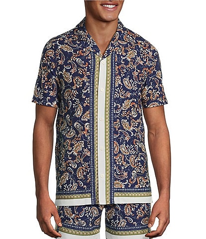 Murano Paisley Cabana Woven Top