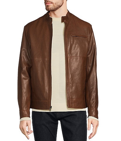 Murano lambskin leather jacket best sale