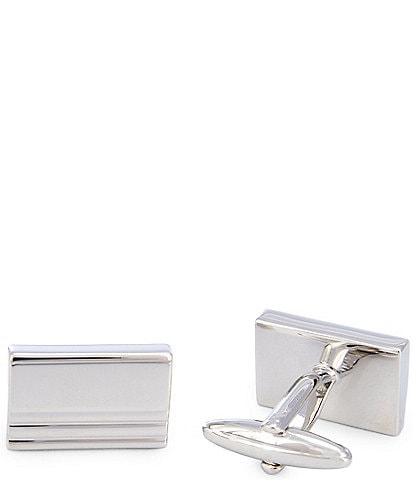 Murano Polished Step Cuff Links