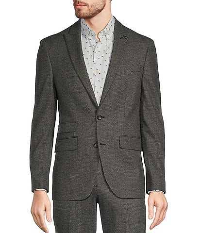 Murano Prehistoric Prep Collection Slim Fit Houndstooth Suit Separates Jacket